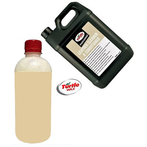 Розфасований кондиціонер та очисник шкіри Turtle Wax Leather Cleaner & Conditioner 500мл, фото 1