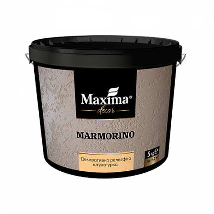 Декоративна рельєфна штукатурка Marmorino TM Maxima, 5кг, фото 1