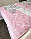 Двоспальна підковдра (Бязь) "Париж" | Рожевий 180х220 см, фото 9