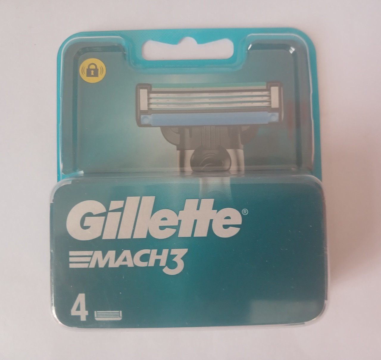 Касети чоловічі для гоління Gillette Mach 3 4 шт (Жилетт Мак 3 оригінал)