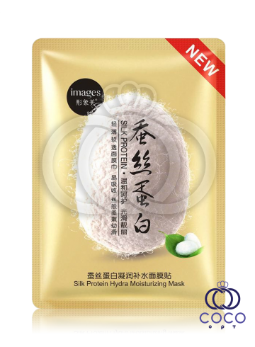 Підтягувальна тканинна маска для обличчя Images Silk Protein Moisturizing Mask з протеїнами шовку