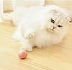 Іграшка для котів USB smart м'яч-кулька PetGravity з хаотичним рухом і світловою панеллю Рожевий, фото 4