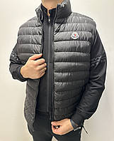 Мужская Спортивная Безрукавка Батал MONCLER Boss, Турция, 7XL