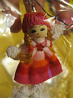 Брелок на ключи или сумочку игрушка куколка мал кукла девочка сувенир