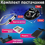 Манікюрний фрезер Drill Master ZS 603 65 Вт 45000об гарний потужний професійний фрезер для нігтів DM 208, фото 6