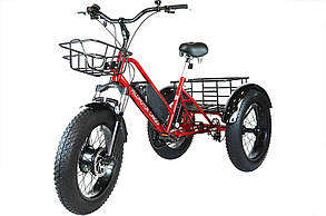 Триколісний електровелосипед СARGO 48В 500Вт 10Аг з кошиком