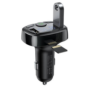 FM-трансмітер Baseus Bluetooth 2хUSB T-Typed FM Launcher S-09A CCTM-01