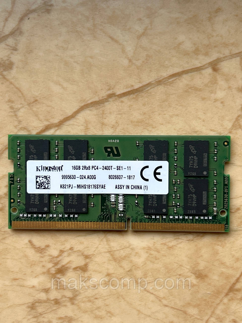 Пам'ять Kingston 16Gb DDR4 PC4-2400T So Dimm