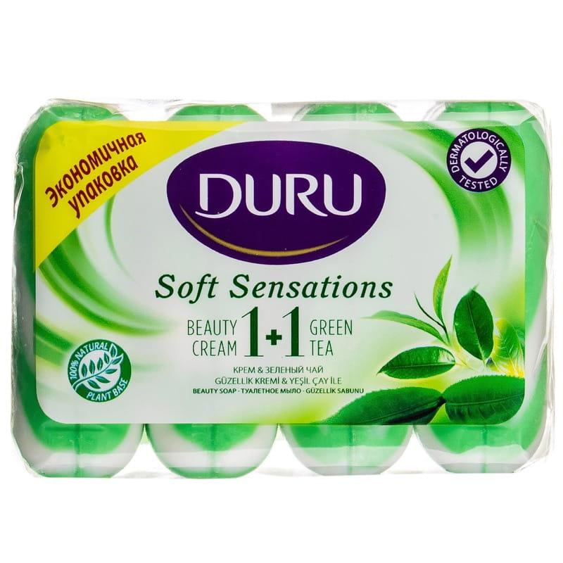 Мило Duru 1+1 5*90г зелений чай+крем (8690506025076)