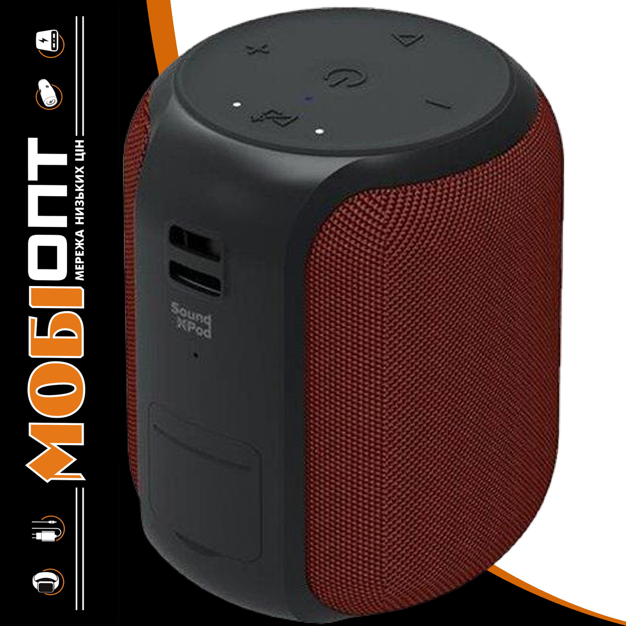 Портативна колонка 2E SoundXPod Red (2E-BSSXPWRD) UA UCRF