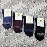 Шкарпетки жіночі високі зимові з махрою р.36-39 асорті з люрексом на резинці СТИЛЬ ЛЮКС 30038527
