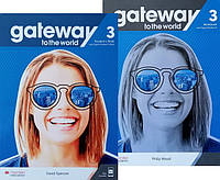 Комплект Gateway to the World for Ukraine 3/B1 Student's Book with Student's App + Workbook /Учебник + тетрадь