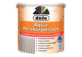 Акваемаль для опалювальних приладів Dufa Aqua-Heizkörperlack 2.5 л