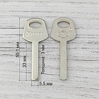Ключ №35 H-101 (Xianpai) заготовка финский профиль