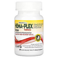 Комплекс Железа с витаминами и минералами (Hema-Plex) 30 таблеток медленного высвобождения