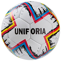 Мяч футбольный сшитый Grippy Ronex Uniforia №5 бело-желтый