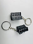 Брелок блок циліндрів 4х циліндровий металевий, брелок на ключі для водія, брелок металевий, фото 7