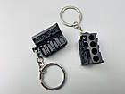 Брелок блок циліндрів 4х циліндровий металевий, брелок на ключі для водія, брелок металевий, фото 8