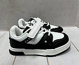 Дитячі кросівки Jong golf dc shoes white білі/чорні р31-35, фото 5