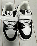 Дитячі кросівки Jong golf dc shoes white білі/чорні р31-35, фото 6