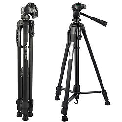 Штатив 55-140см для смартфона та фотоапарата WT-3520 / Штатив трипод для телефону / Тренога для камери