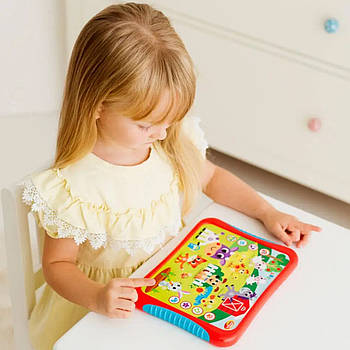 Планшет інтерактивний Kids Hits Моя супер ферма (20 звуків, 28 мелодій, 10 віршів, українською) KH01/004