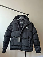 Куртка мужская TS Trapstar пуховик черный зимний с капюшоном теплый модный спортивный