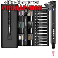 Электрическая ручка ARROWMAX SGS Mini для гравировки шлифовки и полировки миниатюрных изделий Чёрный