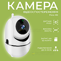IP камера видеонаблюдения WiFi YG13 для дома поворотная вай фай p2p smart