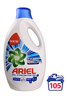 Гель концентрат для стирки Ariel Gel Concentrated Touch of Fresh Lenor 5,7 л 105 стирок Ариэль прикосновение