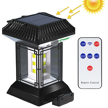 Світильник на сонячній батареї CL-T60 з датчиком руху / Акумуляторний кемпінговий ліхтар
