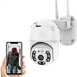 Камера для відео спостереження вулична поворотна IP з WIFI CAMERA CAM 6, фото 6