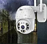 Камера для відео спостереження вулична поворотна IP з WIFI CAMERA CAM 6, фото 8