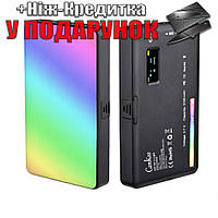 Светодиодная лампа для видеосъемки CAMKOO W140RGB CRI95 2500K-9000K Черный