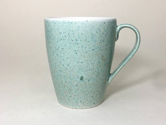 Чашка конус IDEALceramic 300 мл Turquoise Tranquility (Бірюзовий спокій)