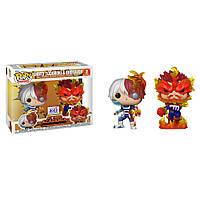 Фигурка Фанко Поп Funko Pop Моя Геройская Академия My Hero Academia Шото Тодороки и Старатель 10 см 2pack