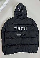 Зимовий пуховик з капюшоном матовий Trapstar трапстар