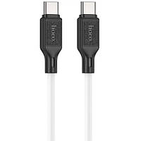 Кабель HOCO X90 Cool silicone cable PD-to-Type-C 3A/PD60W/1m. Білий