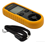 Цифровой анемометр GM-816 / TAM816 Mini с измерением температуры, диапазон 0,7 до 30 м/с, фото 2