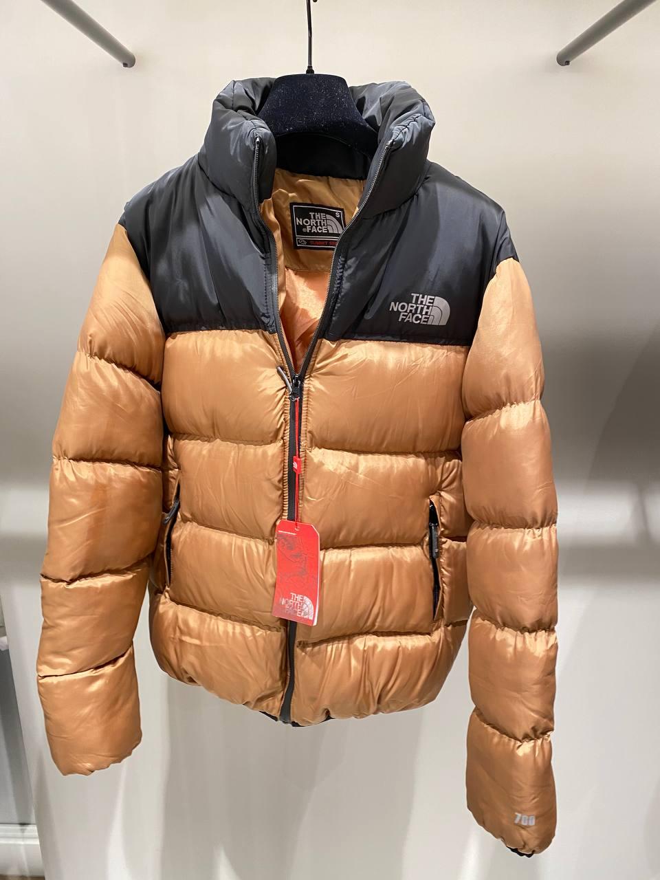 Куртка пуховик чоловіча The North Face чорна тепла укорочена стильна холофайбер Туреччина, фото 1