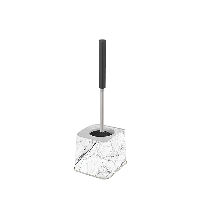 Комплект туалетный ТМ "Elif plastic" 388, квадратный (22553) Белый гранит