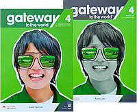 Комплект Gateway to the World for Ukraine 4/B1+ Student's Book + Workbook / Учебник + тетрадь