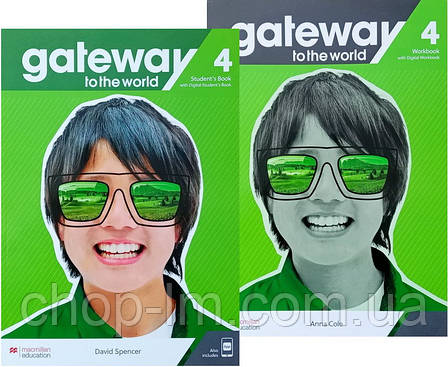 Комплект Gateway to the World for Ukraine 4/B1+ Student's Book + Student's App + Workbook / Підручник + зошит, фото 1