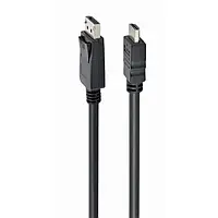 Відео-кабель Cablexpert CC-DP-HDMI-5M DisplayPort (тато) - HDMI (тато), 5m Black