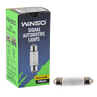 Лампа розжарювання Winso 24V C5W 5W SV8.5 T11*41, 10шт