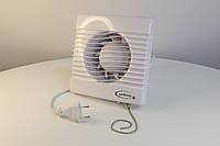 Вытяжной вентилятор для ванной c кабелем АirRoxy pRim 100 РS белый 01-002