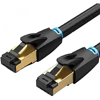 Патч-корд Vention IKABH Black CAT8 SSTP Ethernet 2 м