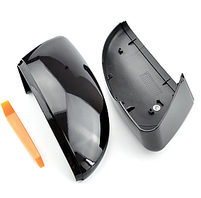 Накладки на дзеркала VW (Фольцваген) Passat (B7, CC), Jetta 6 - Чорный глянець