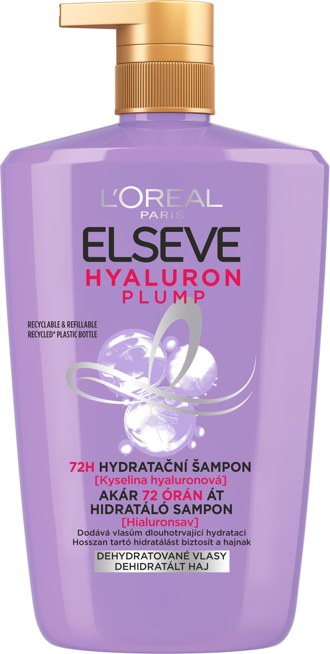 Шампунь-філлер Loreal Elseve Maxi "Hyaluron Plump" (1л.)