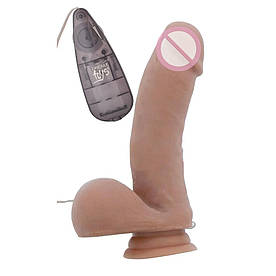 Вібратор реалістичний на присоску MR. Dixx Daring Duke 7,1' Dual Density Vibrating Dildo